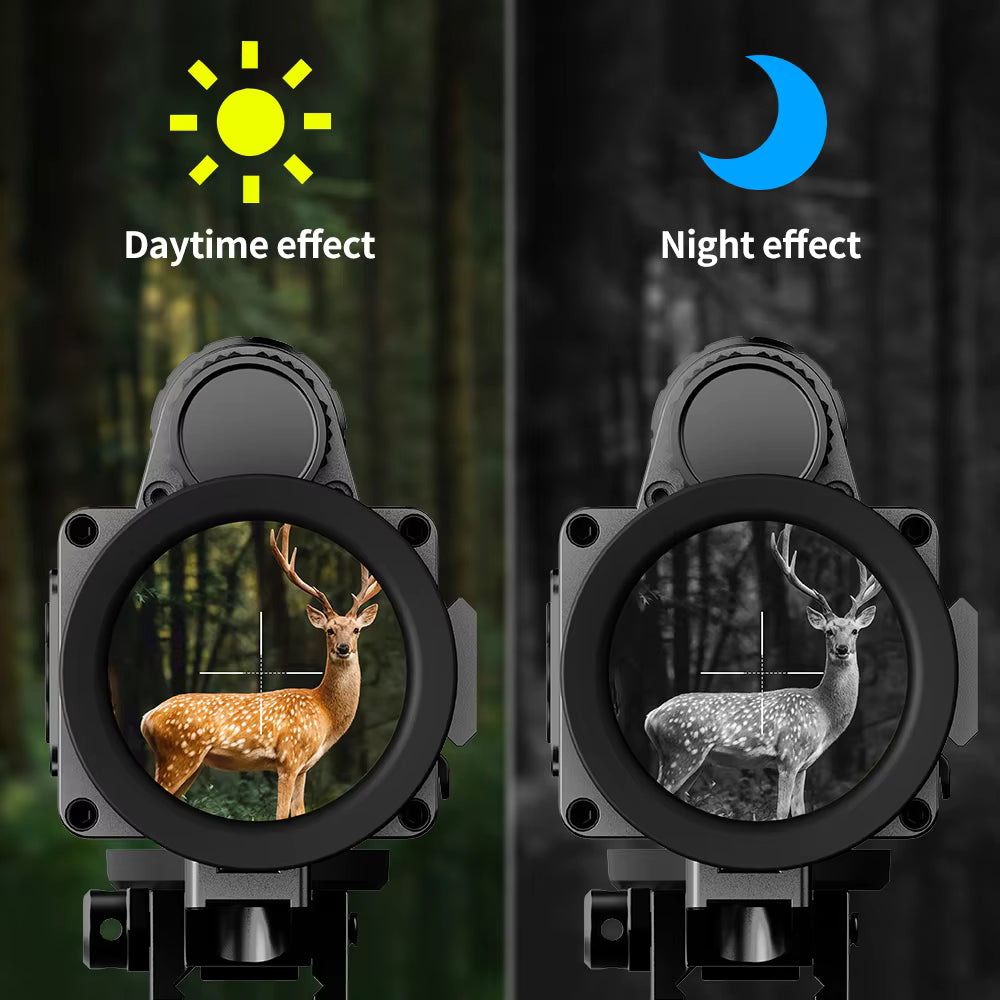DS-X7 4K Digital Night Vision Scope (5–20x, 850nm IR, IPS Display)