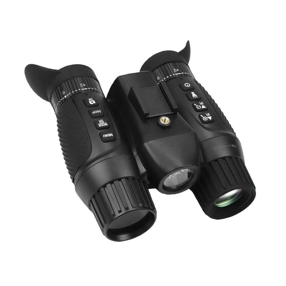NV8100 HD 4K Dual-Screen Naked‑Eye 3D Night Vision Binoculars with Head Mount