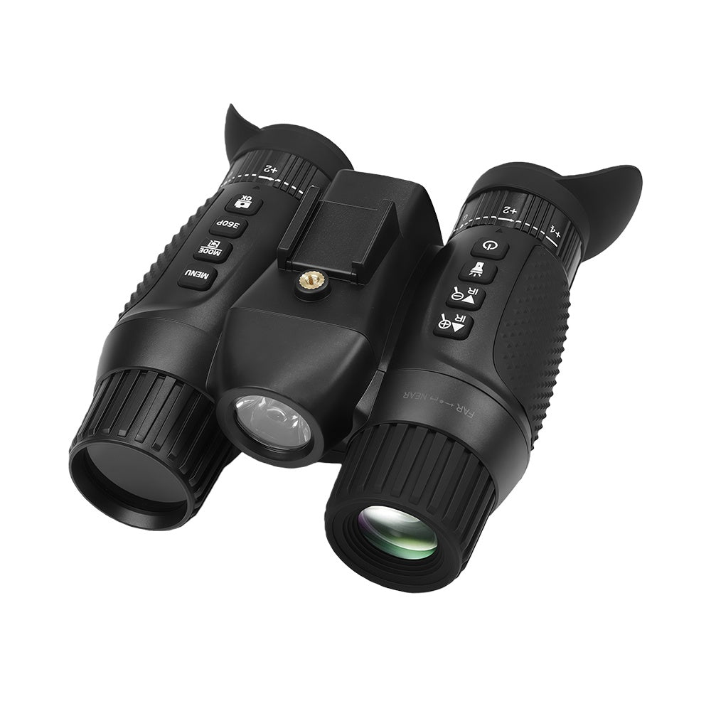 NV8100 HD 4K Dual-Screen Naked‑Eye 3D Night Vision Binoculars with Head Mount