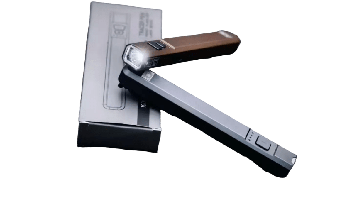 ADE Advanced Optics Pro Rechargeable 1000 Lumen Flat EDC Flashlight with Green Laser - True Vision Tactical -