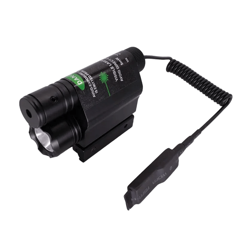 Bosait Green Dot Laser Sight + LED Flashlight Combo (11mm / 20mm Mount) - True Vision Tactical - BST-07