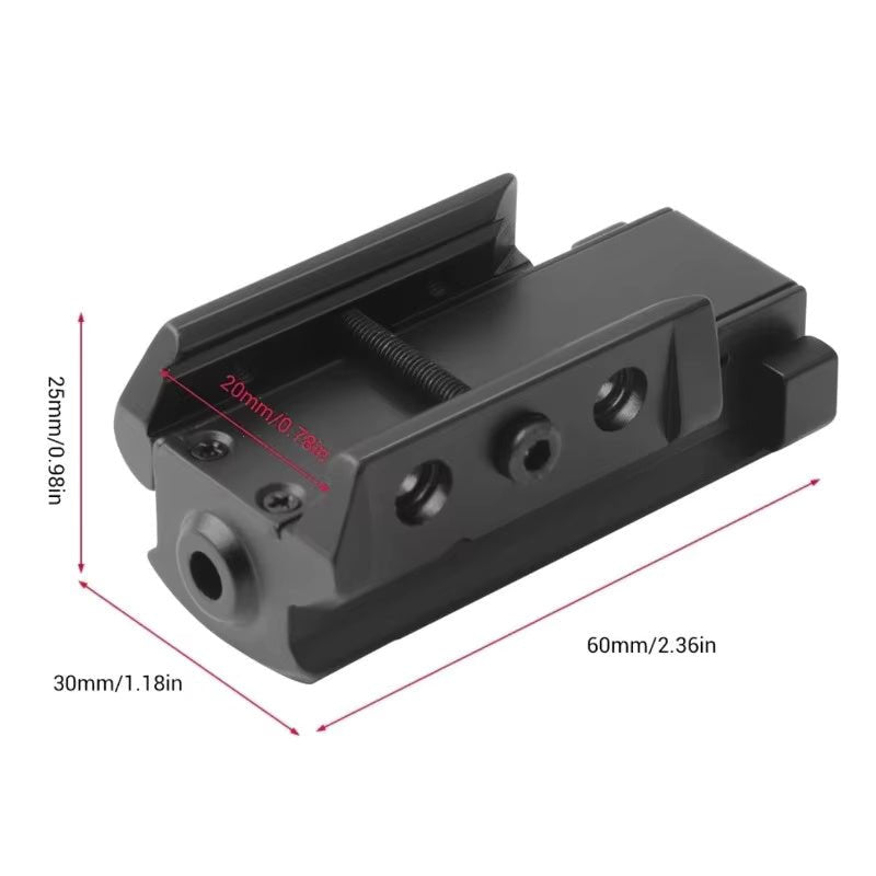 Bosait USB‑C Rechargeable Blue Laser Sight - True Vision Tactical - Bst-08P-B-USB