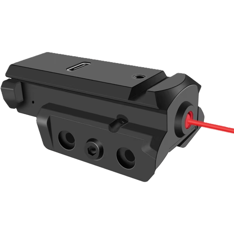 Bosait USB‑C Rechargeable Red Laser Sight - True Vision Tactical - Bst-08P-R-USB