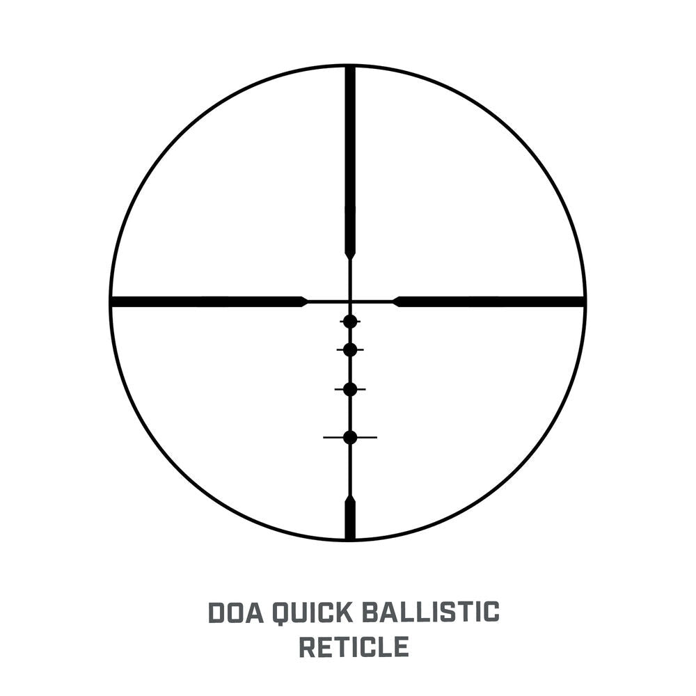 Bushnell 3-9x40 Banner 2 Riflescope (Extended Eye Relief, DOA Quick Ballistic Reticle) - True Vision Tactical - RB6394BS11