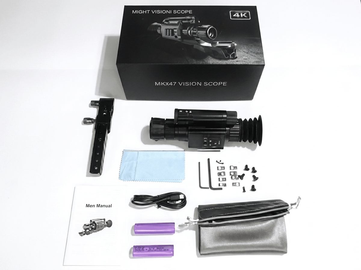 DS-X7 4K Digital Night Vision Scope (5–20x, 850nm IR, IPS Display) - True Vision Tactical - DS-X7