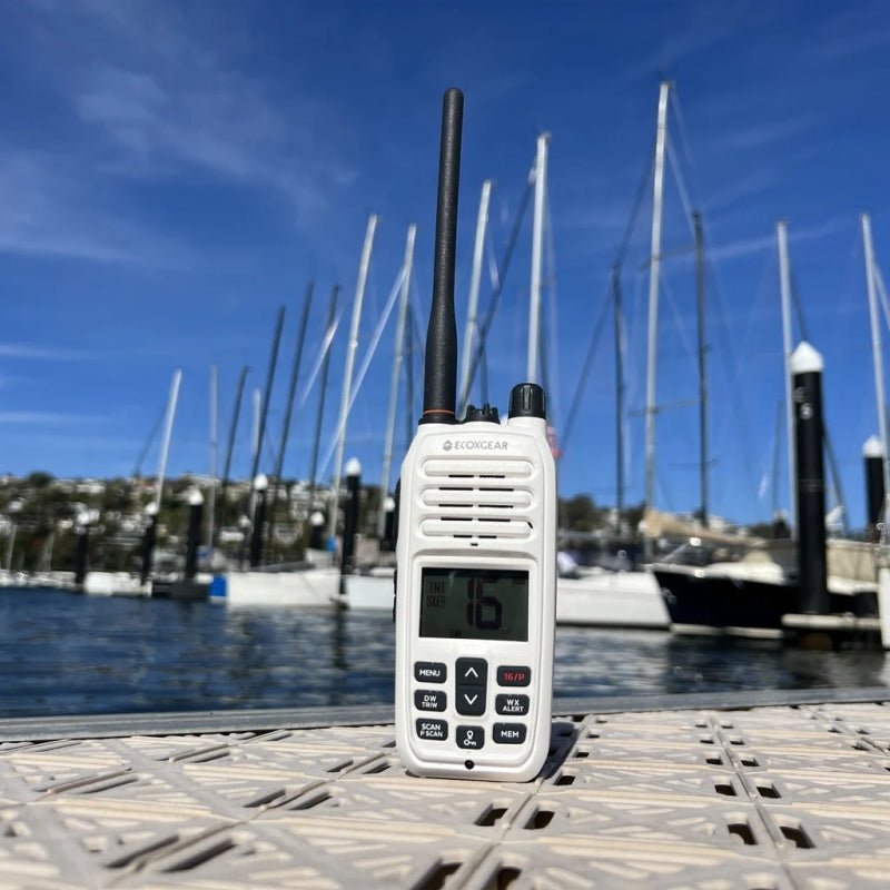 EcoXgear EXM600 6 - Watt IP67 VHF Marine Long Range Handheld Radio - True Vision Tactical - ECXM600