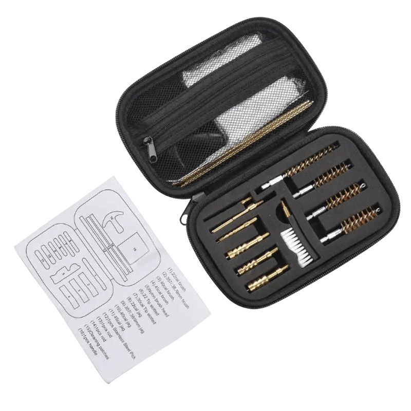 FOCUS 16pc Universal Gun Cleaning Kit - True Vision Tactical - QS019B
