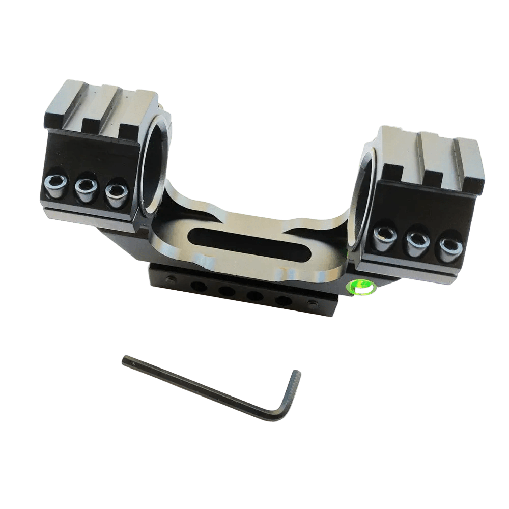 FOCUS 25.4mm / 30mm Scope Mount with Bubble Level for 11mm / 20mm Rail - True Vision Tactical - B3009B