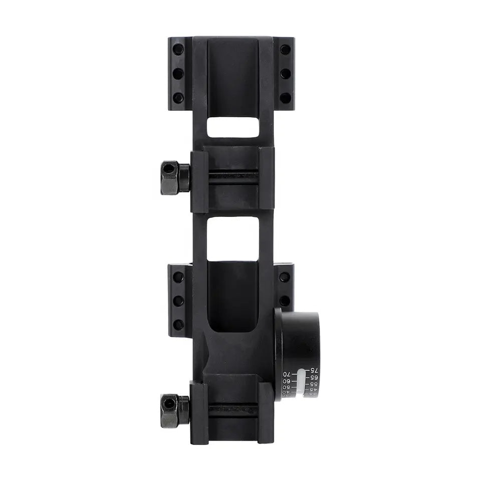 FOCUS 30mm / 25.4mm Dual Rings Scope Mount with Angle Cosine Indicator & Bubble Level - True Vision Tactical - 5002E