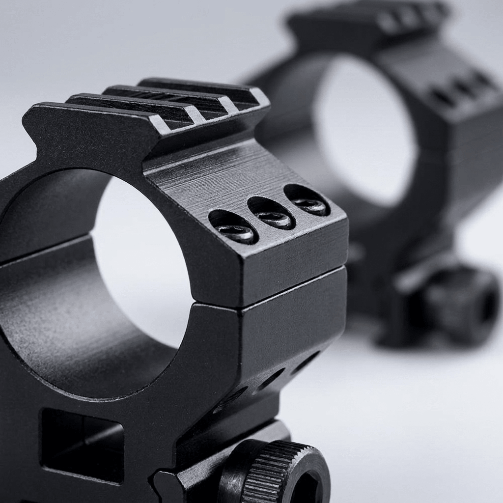 FOCUS 30mm Heavy-Duty High-Profile 3 Bolt Ring Bracket Mount Set - True Vision Tactical - MD3014
