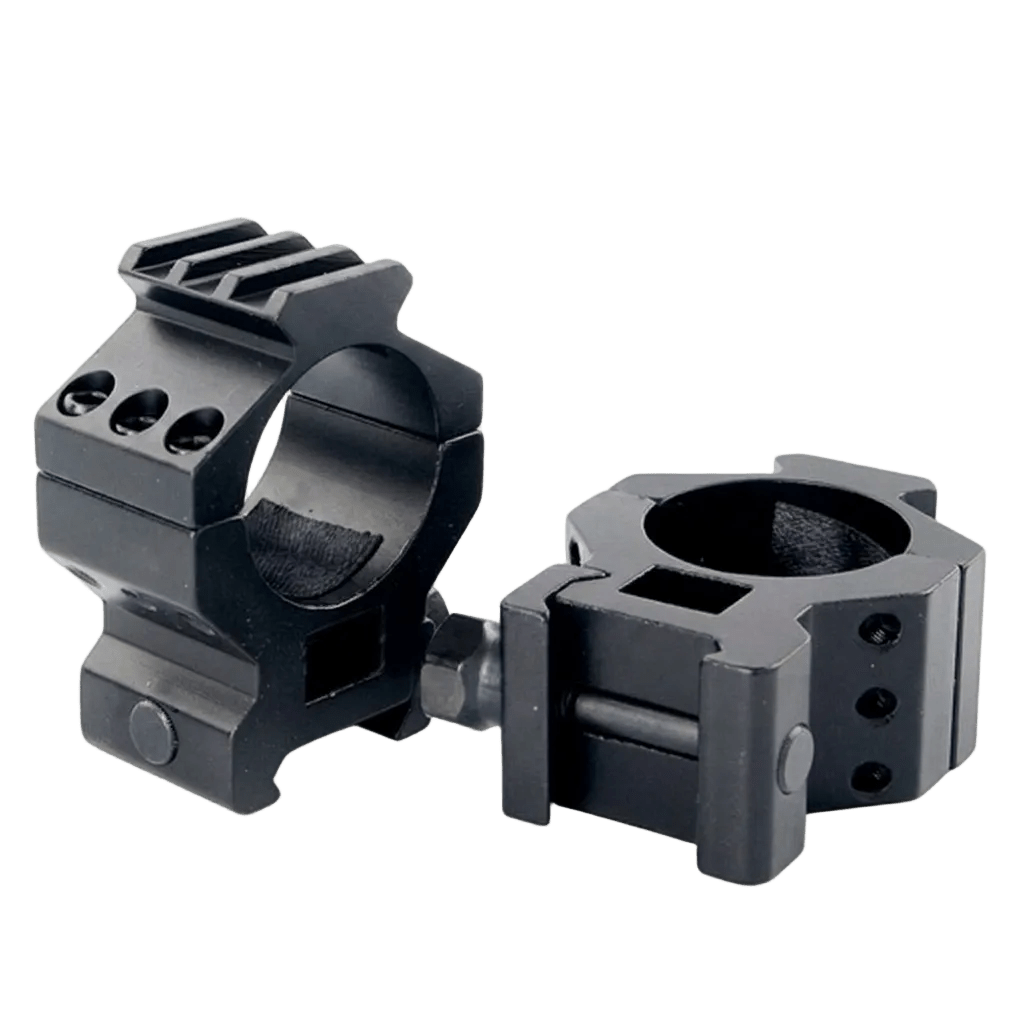 FOCUS 30mm Heavy-Duty High-Profile 3 Bolt Ring Bracket Mount Set - True Vision Tactical - MD3014