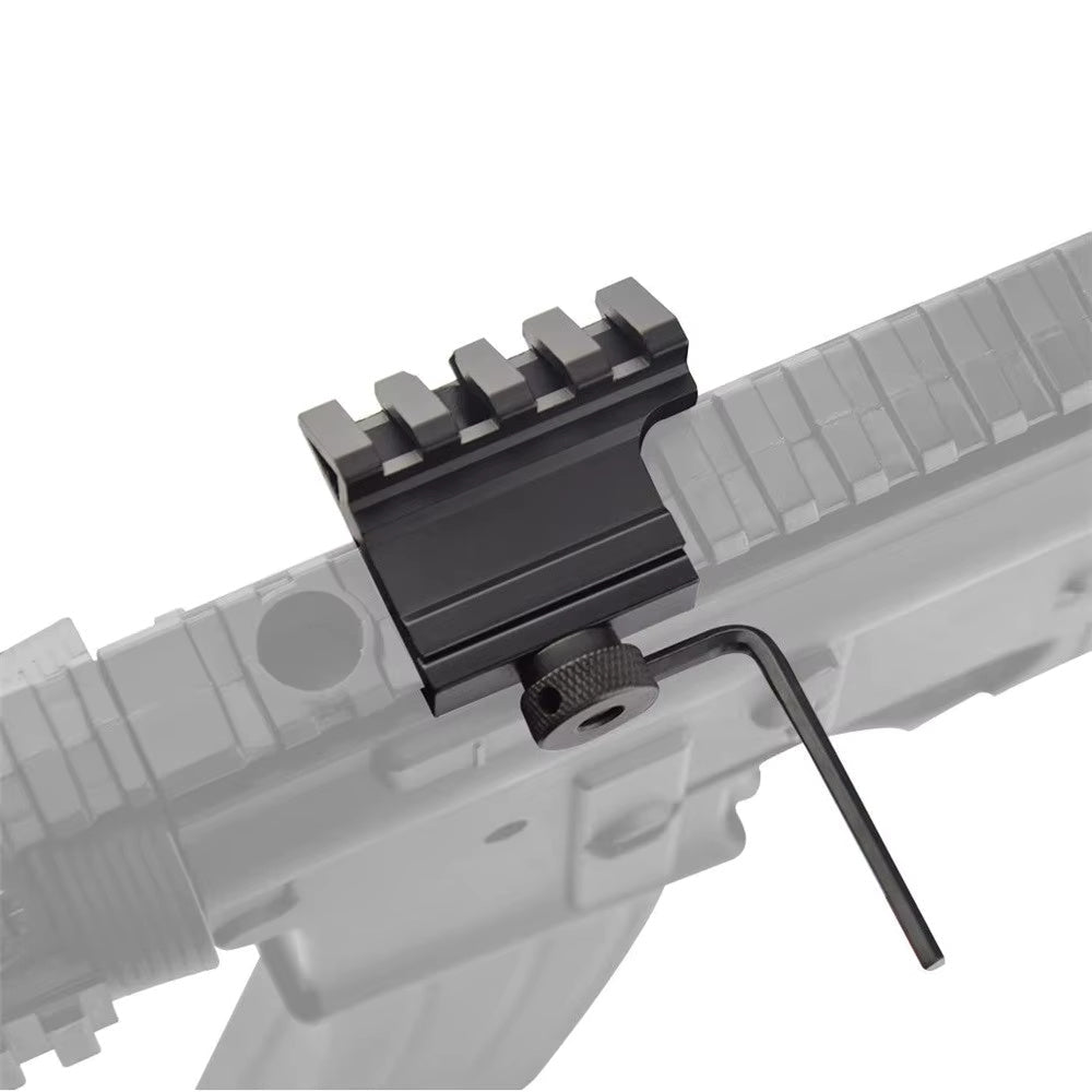 FOCUS 4 Slot Picatinny 45 Degree Angle Offset Rail Mount - True Vision Tactical - R0036