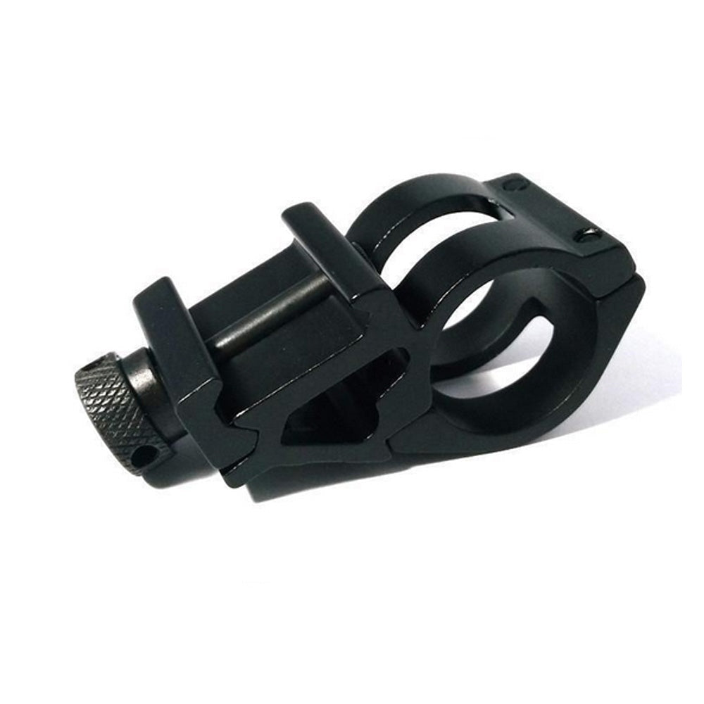 FOCUS Low-Profile 25.4mm (1") Side Offset Ring Mount for Flashlights & Accessories (21mm Rail) - True Vision Tactical - T2008