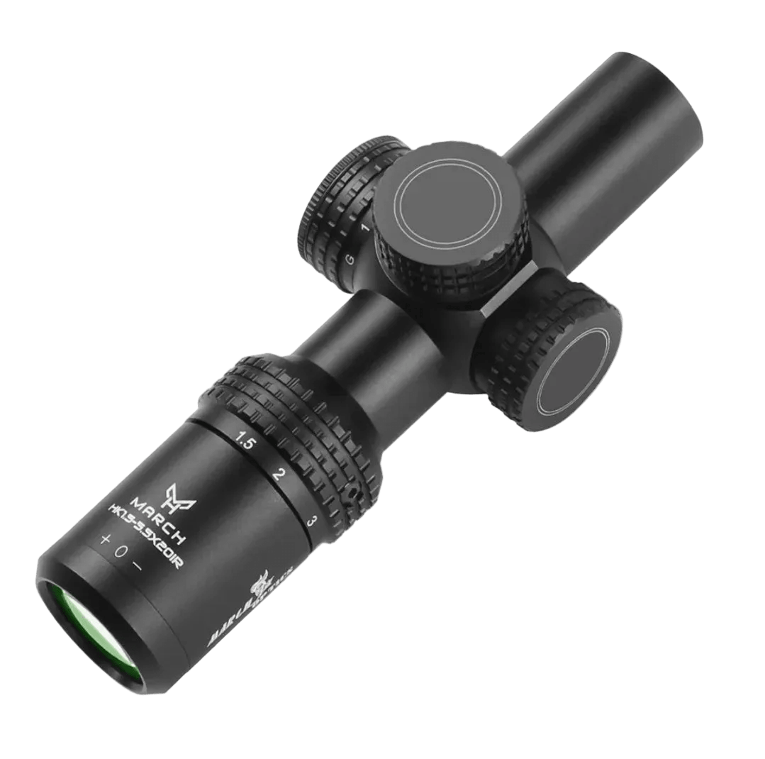 MARCH AMG HD GEN I - H HK 1.5 - 5.5x20 IR Optic Rifle Scope - True Vision Tactical - AMG-71512