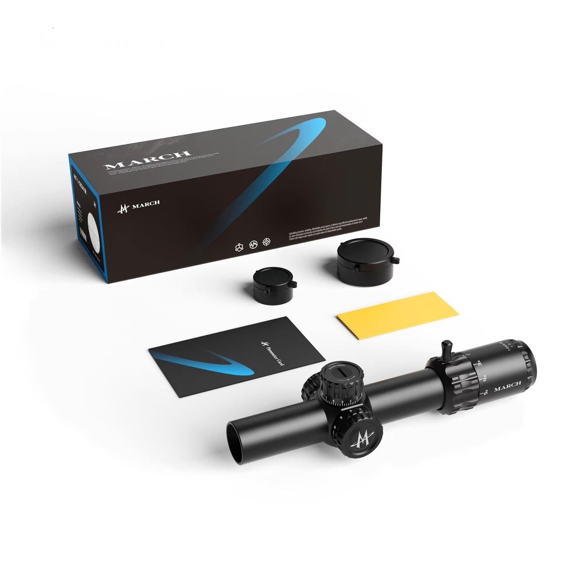 March HT 1-5X24 IR Compact Long Range Riflescope - True Vision Tactical - HT1-5X24 IR