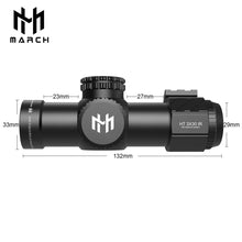 Load image into Gallery viewer, MARCH HT 3X30IR Fixed Power Optical Scope - True Vision Tactical - HT3X30IR