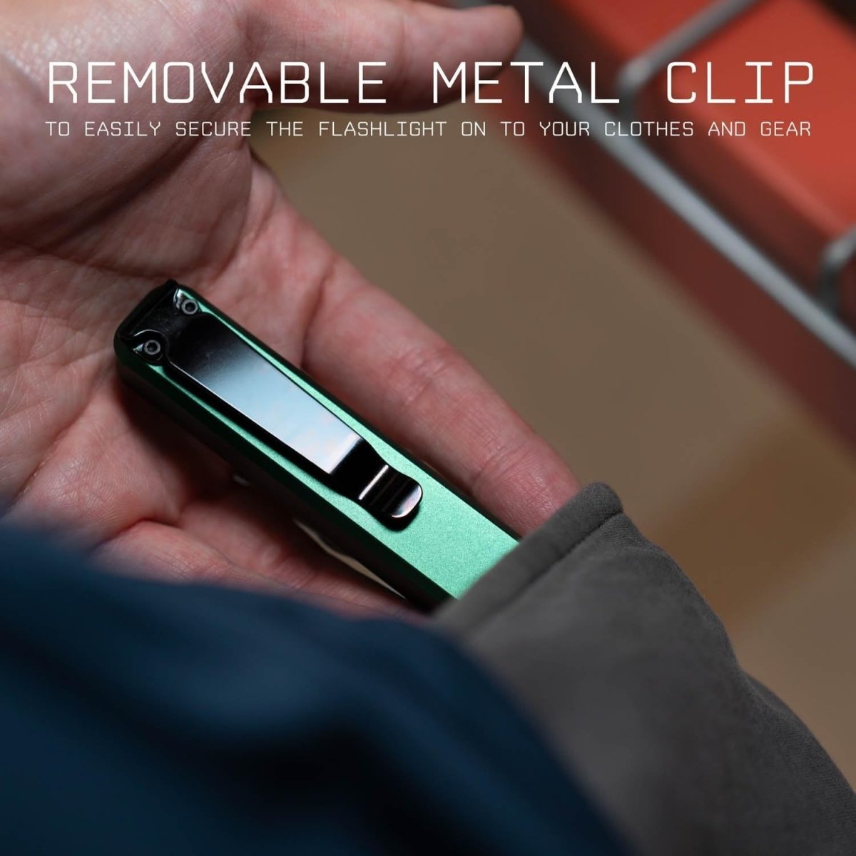 Monstrum Tracer Pen 1000 Lumens Slim Pocket Flashlight - True Vision Tactical - F505C