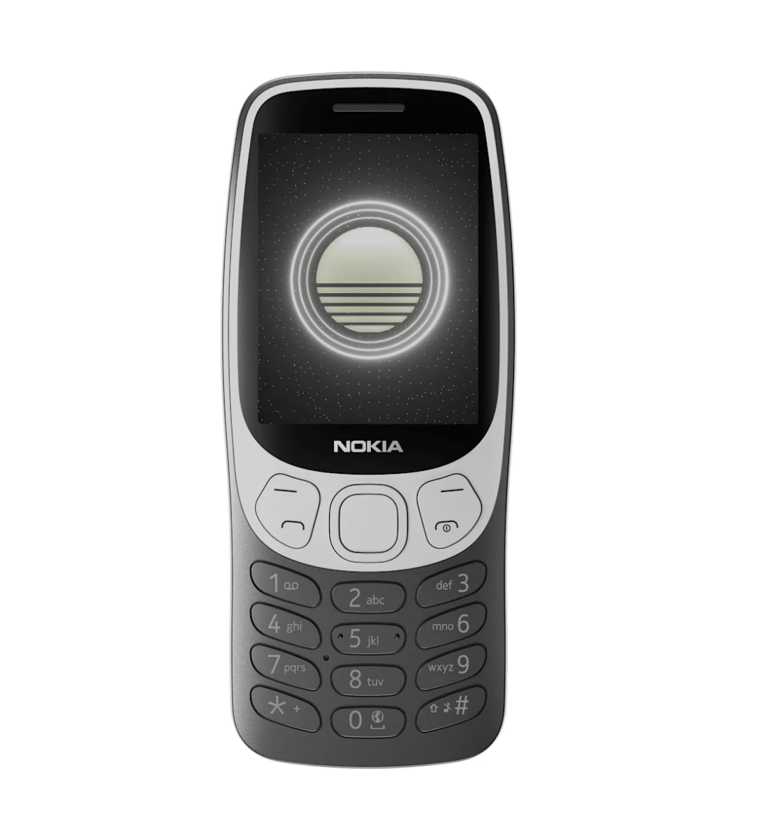 Nokia 3210 4G All - New Classic Keypad Phone with Dual Sim - Grunge Black - True Vision Tactical - N3210GB