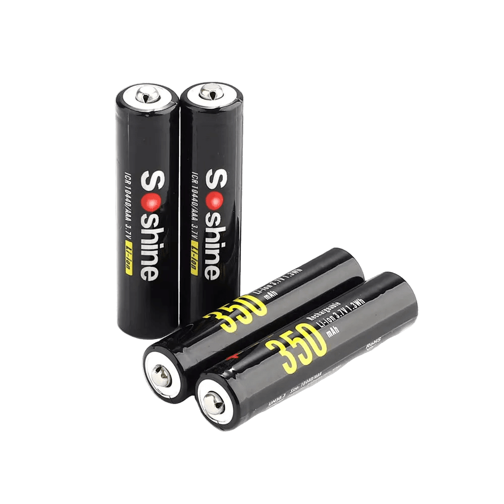 Soshine Complete Rechargeable Battery Bundle - True Vision Tactical - SBCAAAAASET