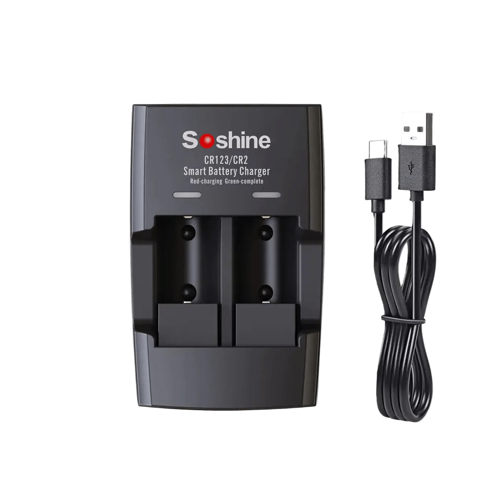 Soshine CR123/CR2 16340 17335 14250 Intelligent Li - ion Battery Charger - True Vision Tactical - S5