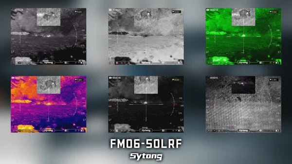 Sytong FM06 - 50LRF Thermal Imaging Scope With Night Vision Mode - True Vision Tactical - FM06-50LRF