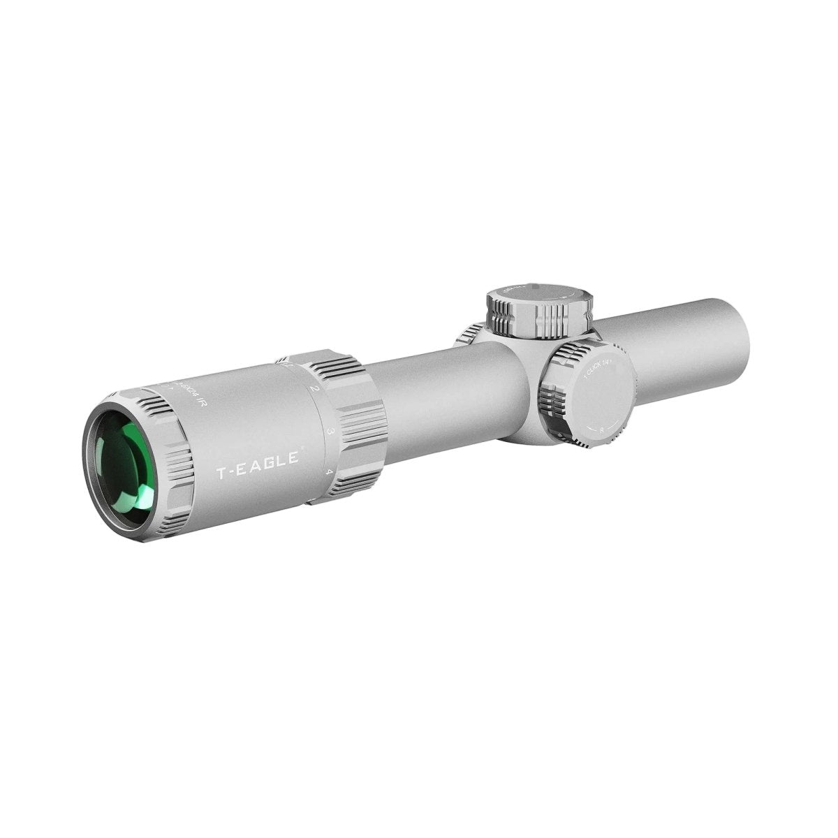 T - EAGLE EOX 1.2 - 6X24 IR Sliver Tactics First Focus Plane Optics Scope - True Vision Tactical - EOX 1.2-6X24IR-SL