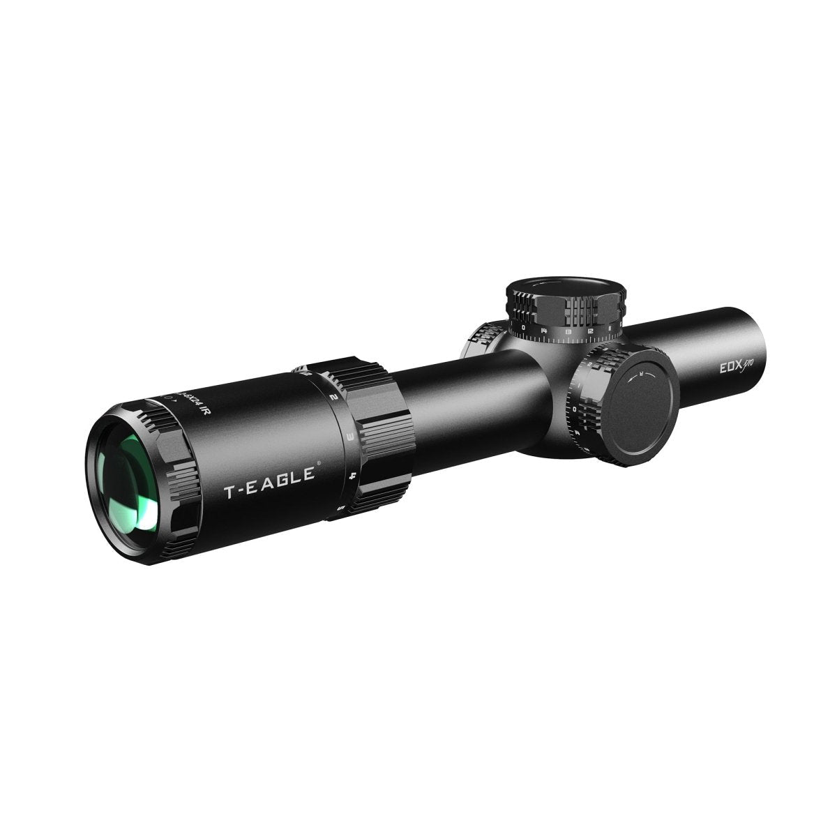T - EAGLE EOX PRO 1.2 - 6x24 IR LPVO Scope with Illuminated Reticle Version 2 - True Vision Tactical - EOXPRO1.2-6x24IR-V2