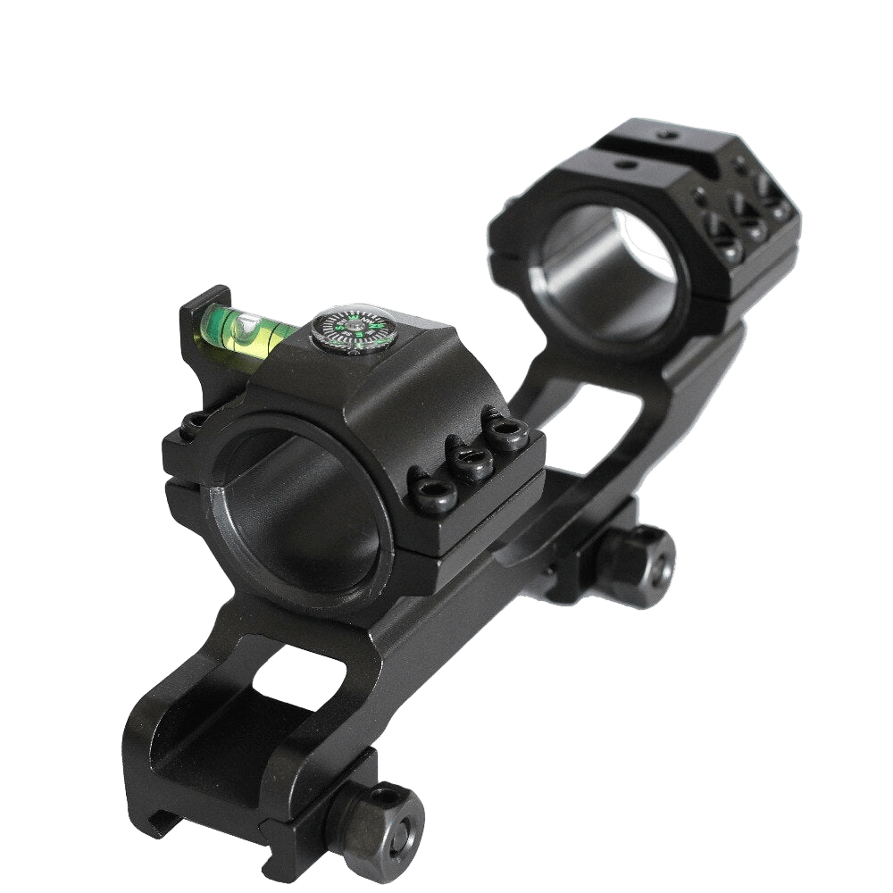 T - Eagle Scope Mount 20mm Picatinny with Bubble Level and compass - 5034 - True Vision Tactical - 5034