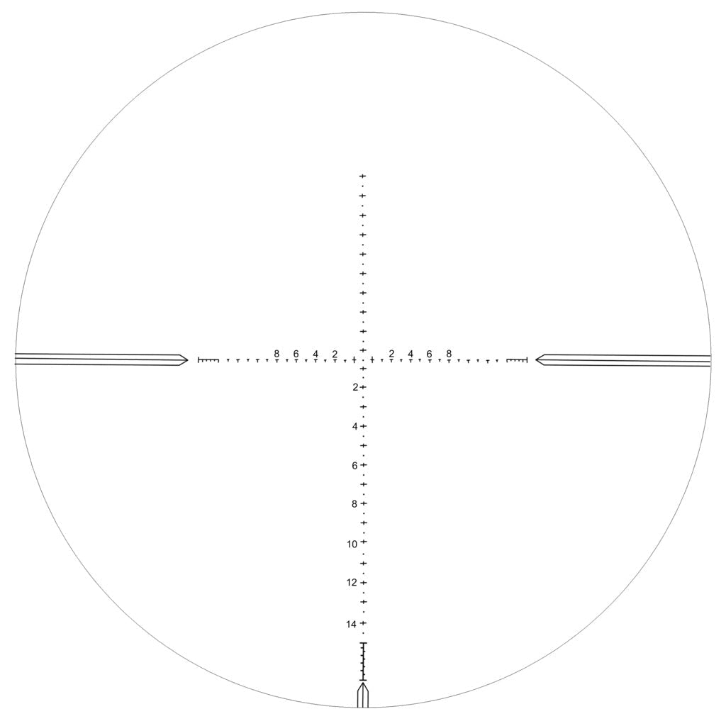 T - EAGLE SK5 - 25X50FFP IR Long - Range Riflescope - True Vision Tactical - SK 5-25X50FFP IR