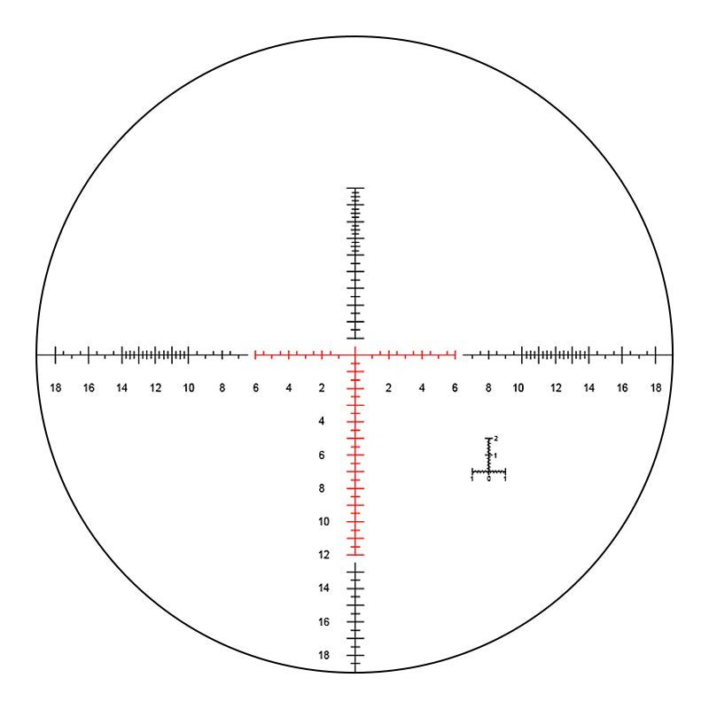 T-EAGLE VIPER 5–20x50 FFP IR Riflescope - MRAD - True Vision Tactical - VIPER5-20X50FFPIRMRAD