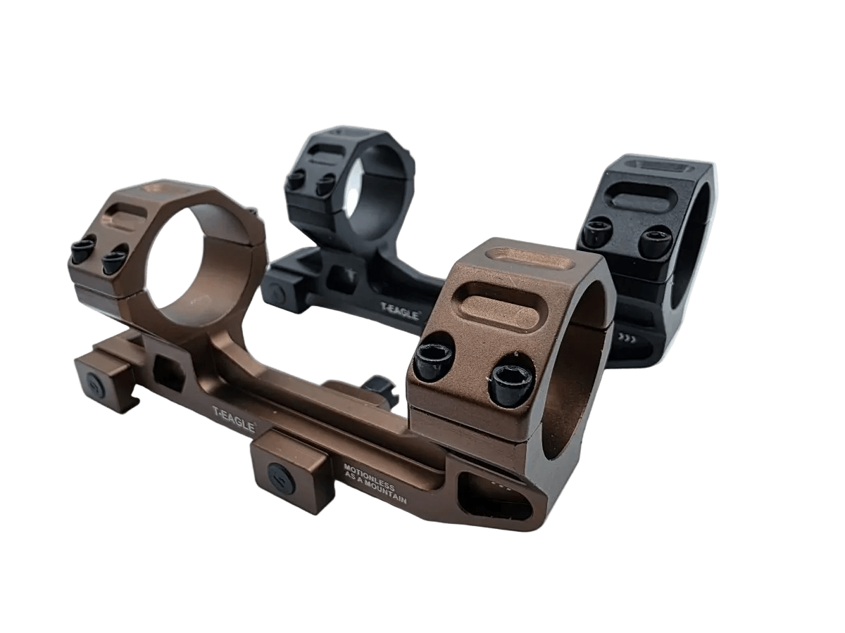 T - Eagle Y037 Low One - Piece Mount Base (25/30mm) - True Vision Tactical - Y037BK