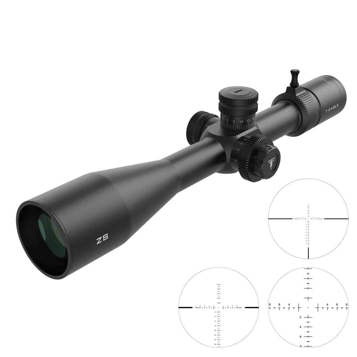 T-EAGLE ZS 6–24x50 FFP IR MRAD Zero Stop Long Range Riflescope - True Vision Tactical - ZS 6-24X50FFP