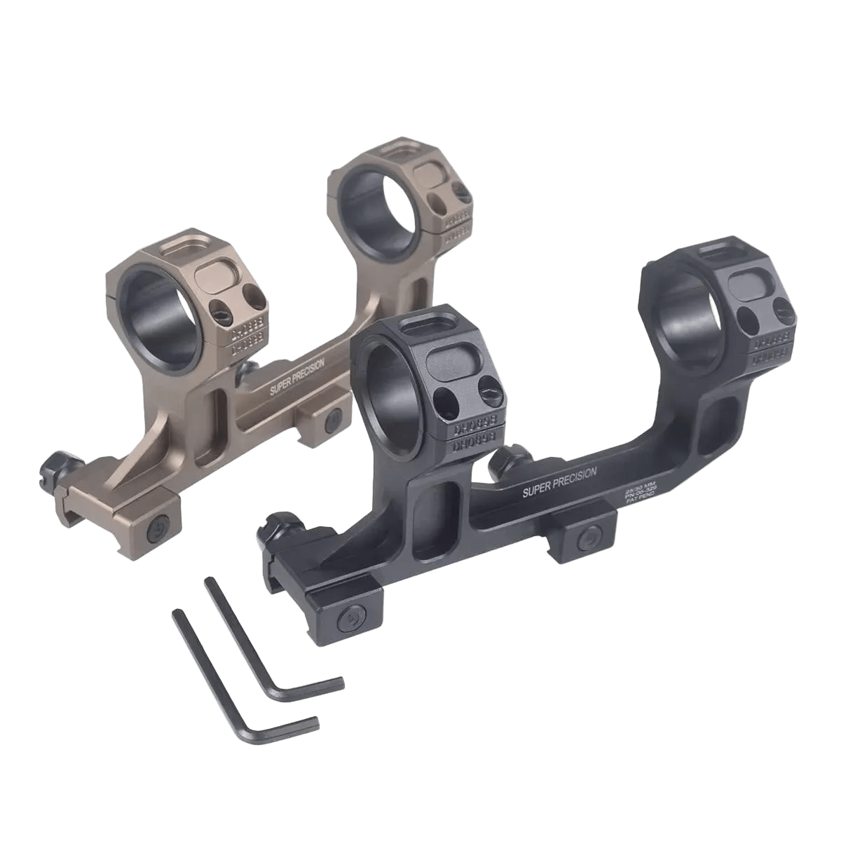 Universal Super Precision Scope Mount 25.4/30mm - True Vision Tactical - G001