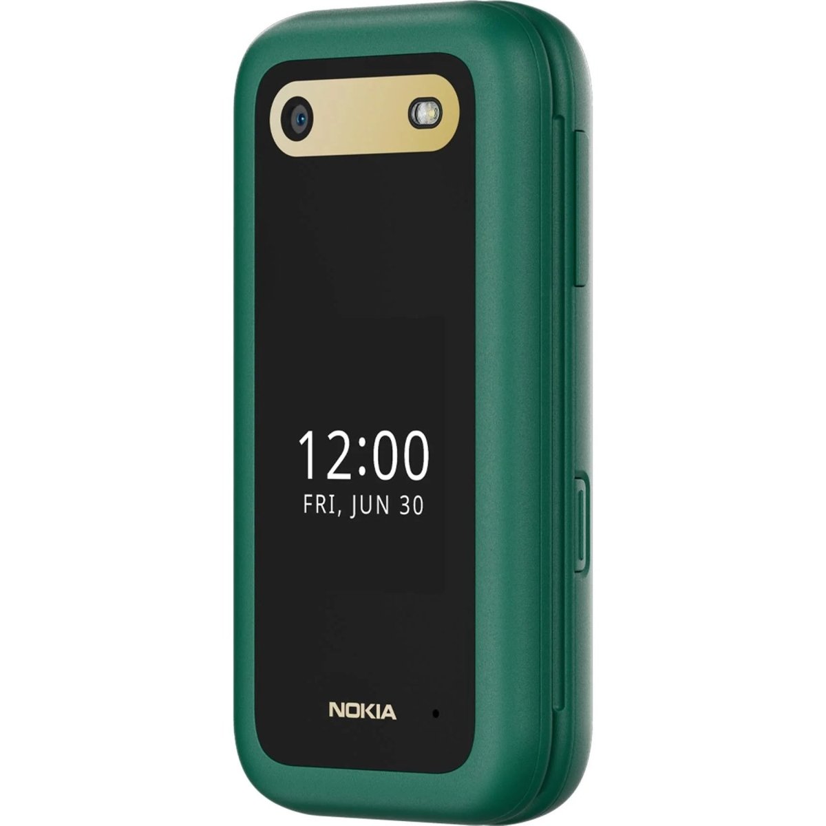 Unlocked Nokia 2660 Flip 4G VoLTE Dual SIM FM Radio 128MB Flip Mobile Phone (Lush Green) - True Vision Tactical - 653341