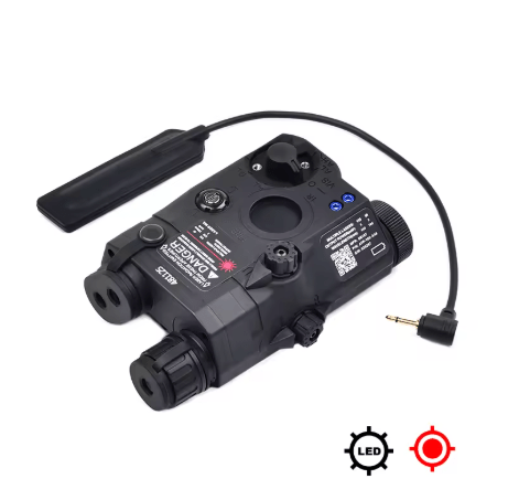 Wadsn PEQ - 15 Green/Red/Blue Dot Laser indicator + White LED Flashlight - True Vision Tactical - WDX042-BKR