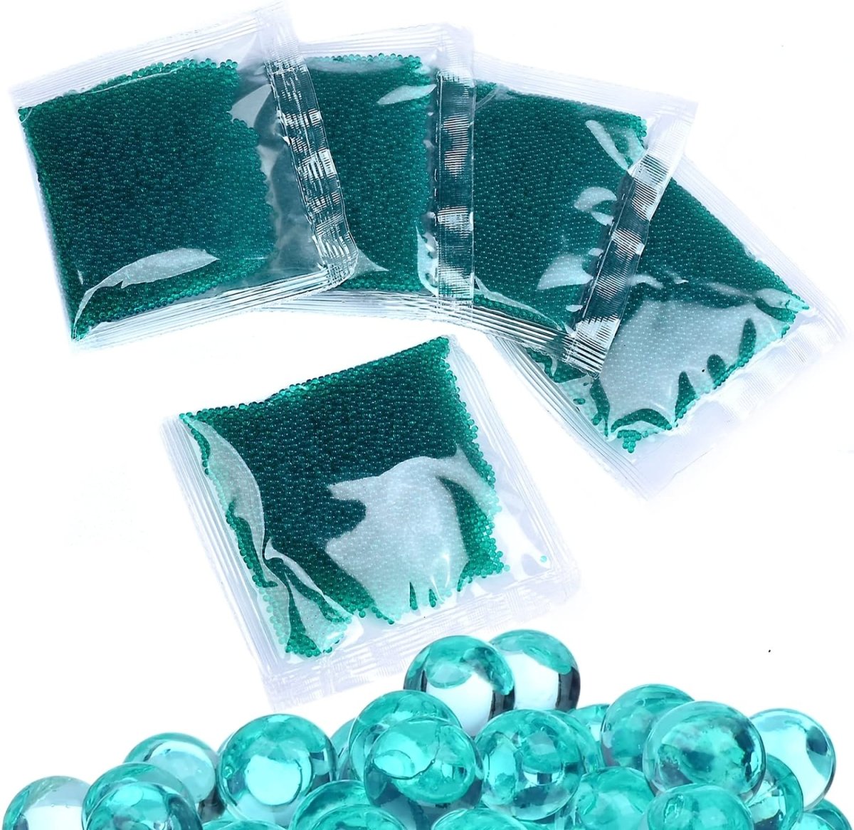 50,000 Tactical Gel Balls 7 - 8mm - Green - True Vision Tactical - 665871618527