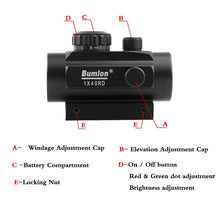 Load image into Gallery viewer, Bumlon 1x40 RD Red Dot Sight - True Vision Tactical - BU1X40