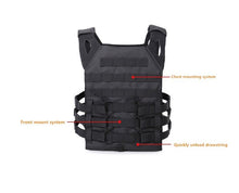 Load image into Gallery viewer, Light Weight Tactical Plate Carrier Combat Armor Vest - True Vision Tactical - 665871523333