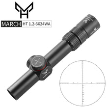 Load image into Gallery viewer, MARCH AMG HT 1.2 - 6X24 WA Short Fast Aim Optical Scope - True Vision Tactical - 671891922261