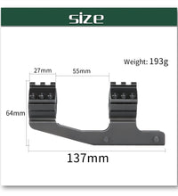 Load image into Gallery viewer, T - EAGLE 20mm Cantilever One Piece Picatinny Rail Scope Mount - 5001D - True Vision Tactical - 665871957336