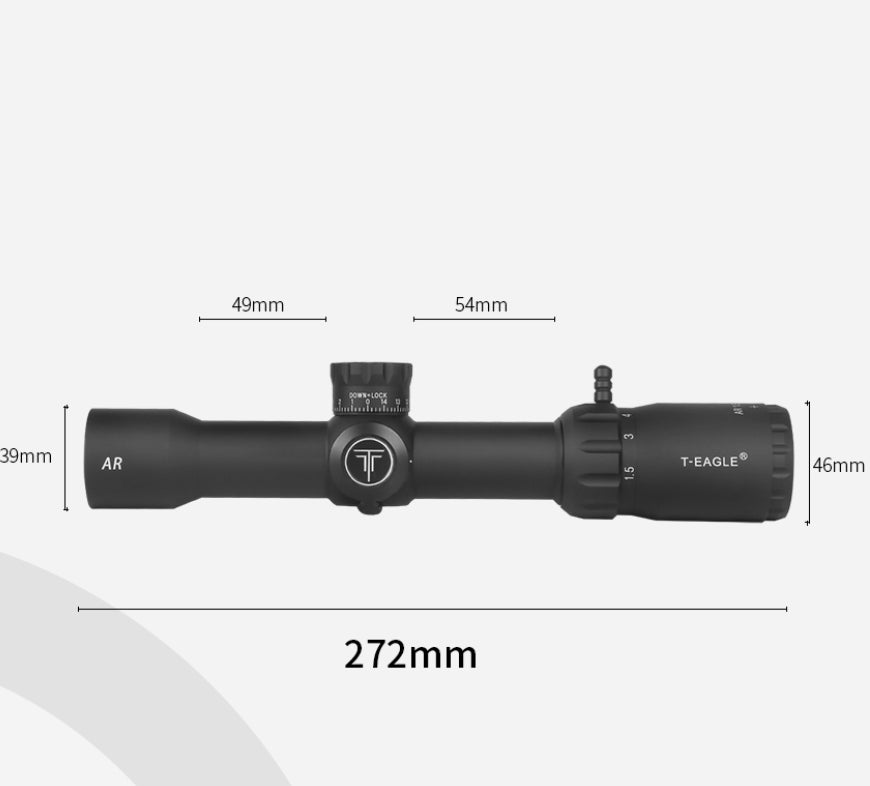 T - EAGLE AR 1.5 - 15X32 SFIR Compact Tactical Optical Sight - True Vision Tactical - AR 1.5-15X32SFIR
