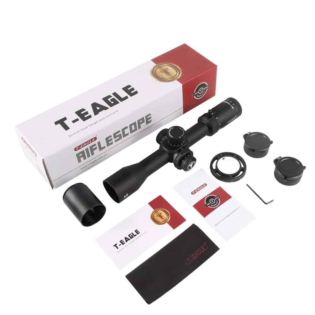 T - EAGLE AR 2 - 12X40 SFIR Compact Optical Sight Tactical Riflescope - True Vision Tactical - AR 2-12X40SFIR