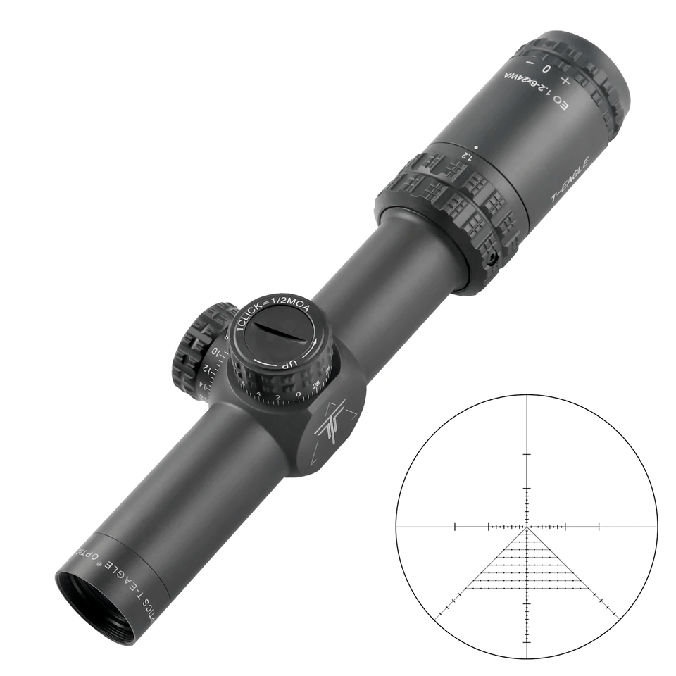 T - Eagle EO 1.2 - 6X24 WA Wide Angle Tactical Optic Sight - True Vision Tactical -