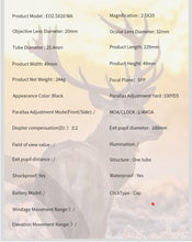 Load image into Gallery viewer, T - Eagle EO 2.5x20 Compact Tactical Optic Sight - True Vision Tactical - 665871579255
