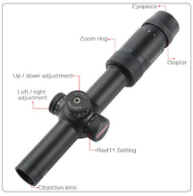 Load image into Gallery viewer, T - Eagle ER 1 - 6X24IR Tactical Optic Sight - True Vision Tactical - ER 1-6X24IR