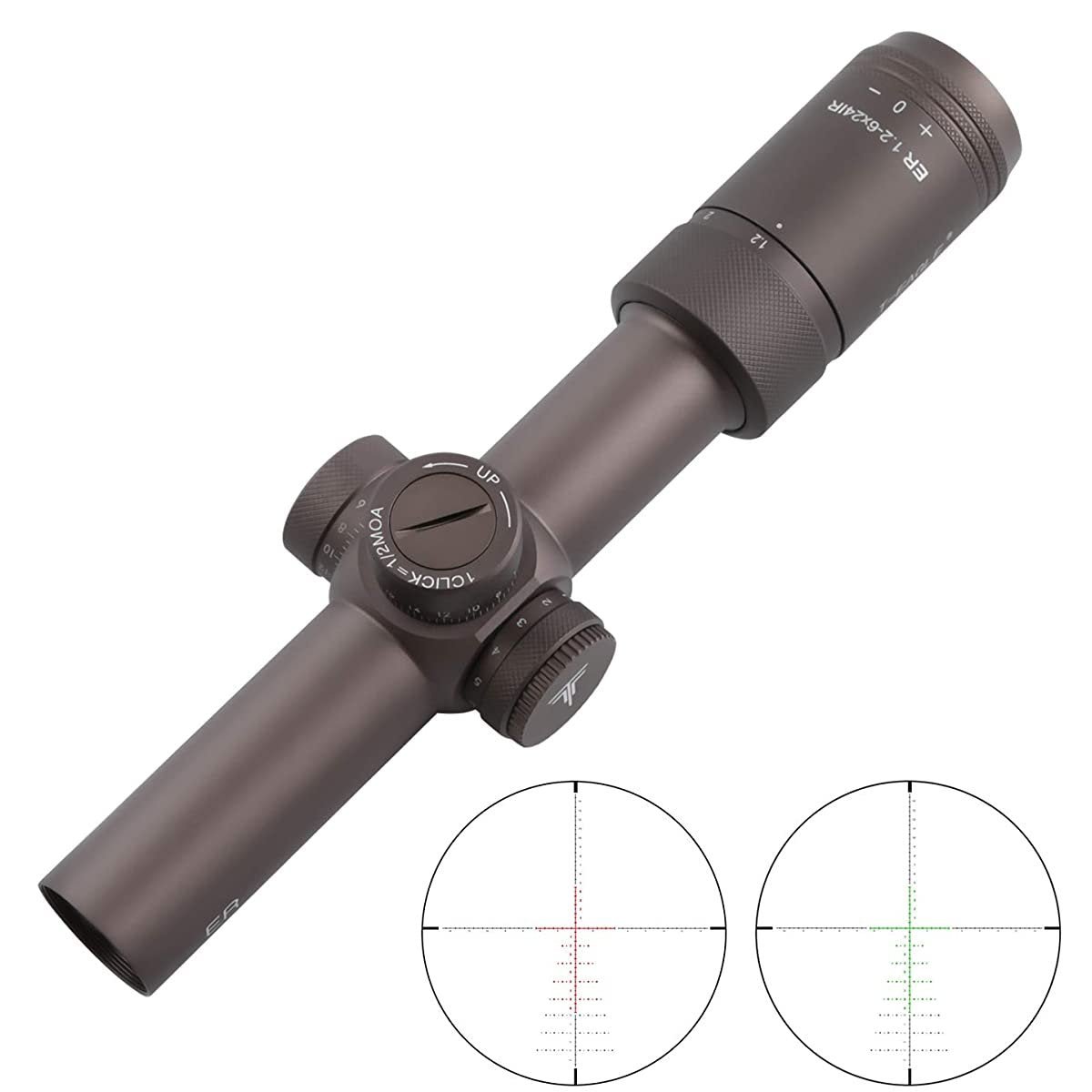 T - Eagle ER 1.2 - 6X24IR Tactical Optic Sight - True Vision Tactical - ER 1-6X24IR