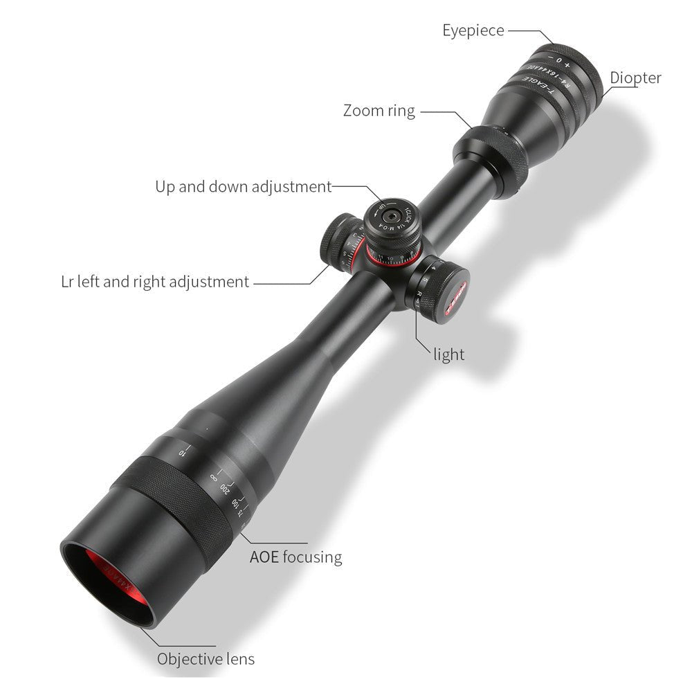 T - Eagle R 4 - 16X44 AO HK Tactical Optic Sight - True Vision Tactical - R 4-16X44 AO HK