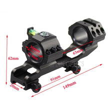 Load image into Gallery viewer, T - Eagle Scope Mount 20mm Picatinny with Bubble Level and compass - 5034 - True Vision Tactical - 5034