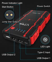 Load image into Gallery viewer, UTRAI 13,000mAh Car Jump Starter Power Bank Portable Battery Check Jstar Mini - True Vision Tactical - JSTAR-MINI