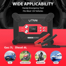 Load image into Gallery viewer, UTRAI Jstar 6 1800A 24000mAh Jump Starter Power Bank w/ Air Compressor - True Vision Tactical - JSTAR6